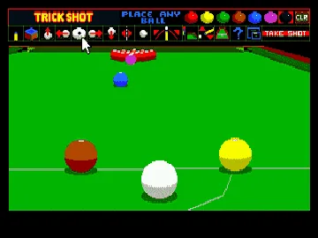 Jimmy White's Whirlwind Snooker (Europe) screen shot game playing